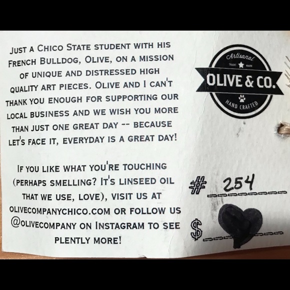 Olive & Co "Dream A Little Dream Of Chico" Wood Sign - Picture 3 of 5